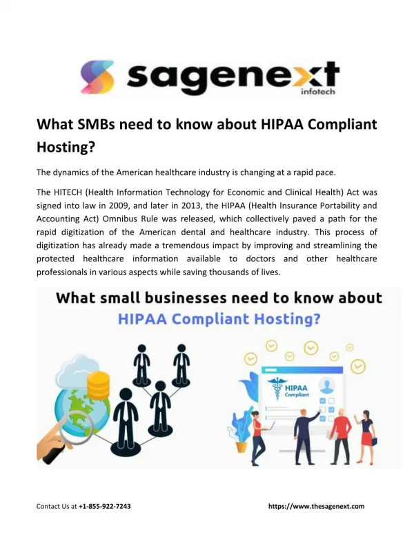 What SMBs need to know about HIPAA Compliant Hosting?