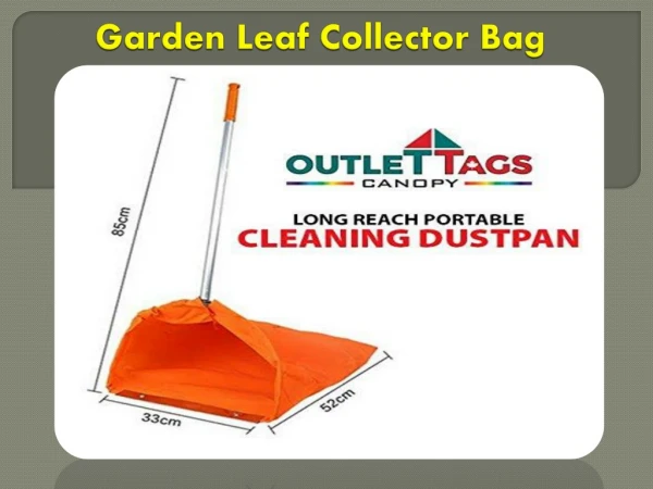 Garden Leaf Collector Bag - Garden Leaf Sweepers for Lawns, Paths and Borders