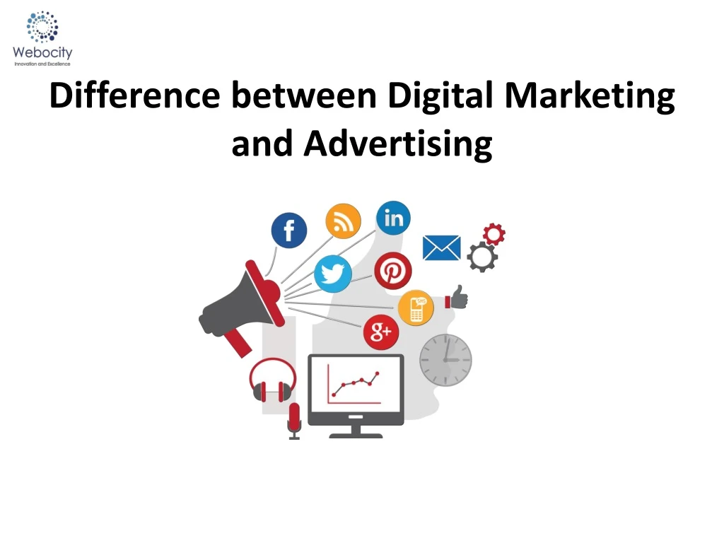 difference between digital marketing