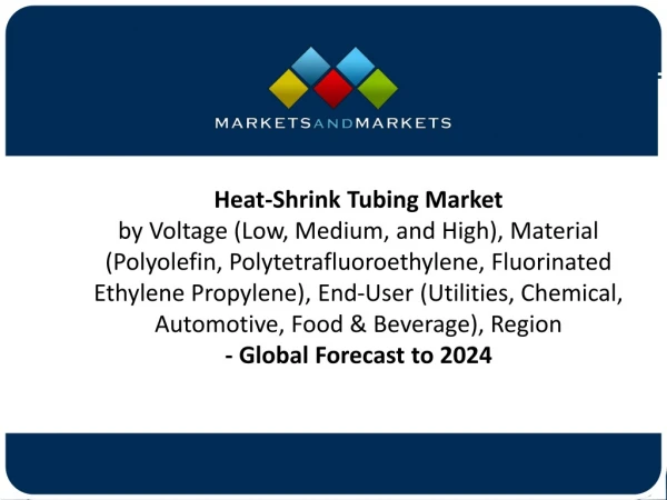 Heat-Shrink Tubing Market Make Huge Gains in 2019