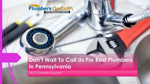 Plumbers in Pennsylvania