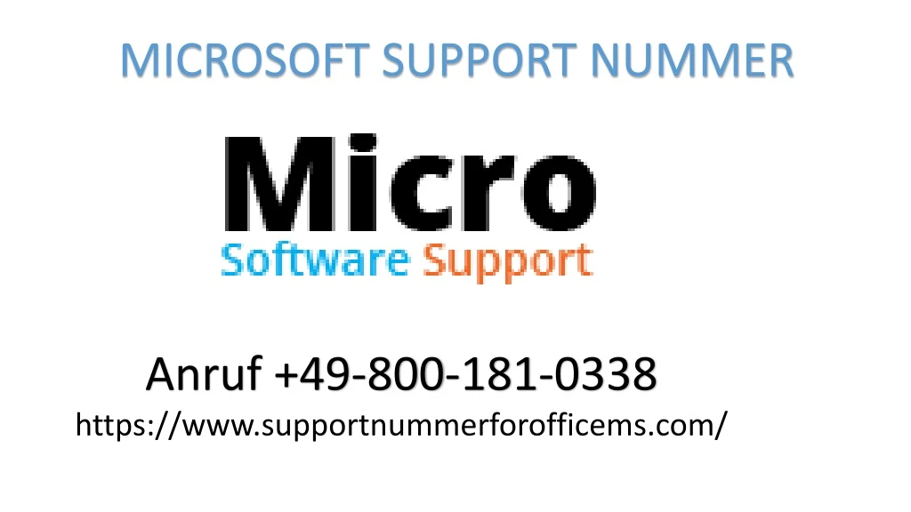 microsoft support nummer