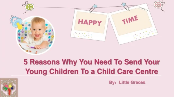 5 Reasons To Send Your Kids To A Child Care Center