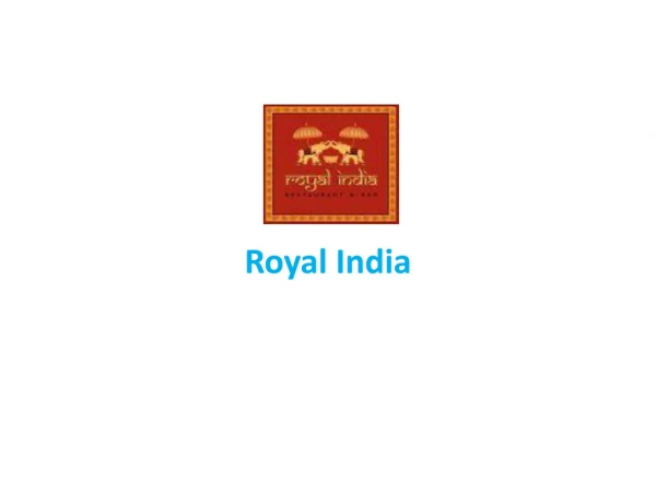 Royal India Cairns Menu - 5% OFF