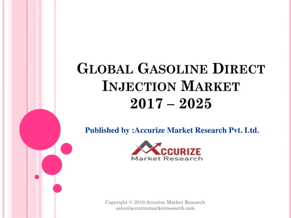 Global Gasoline Direct Injection Market