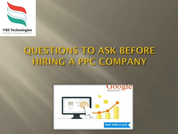 Questions to Ask Before Hiring a PPC Company