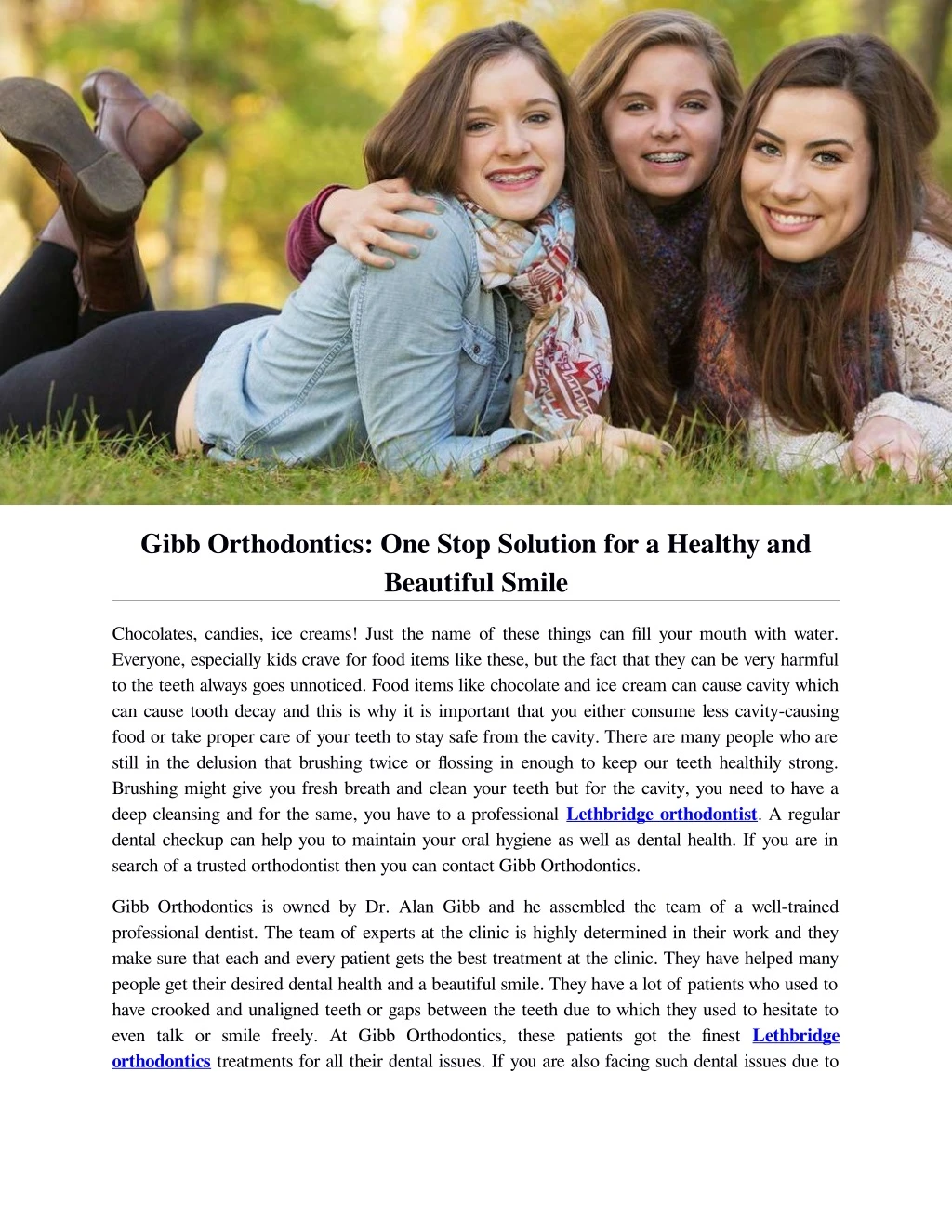 gibb orthodontics one stop solution for a healthy