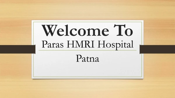 One of the best hospitals in Patna