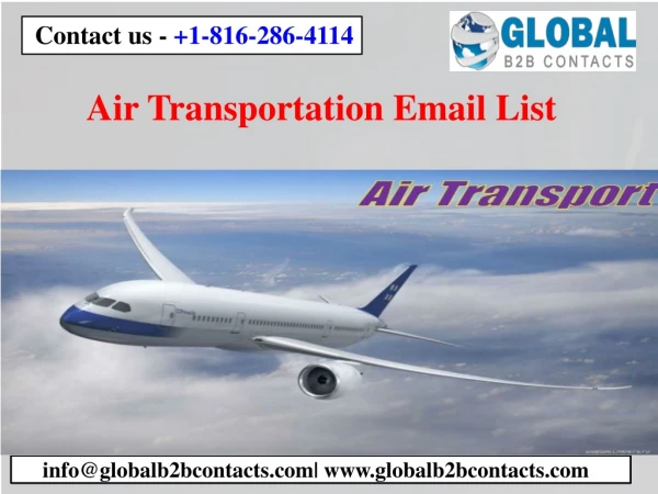 Air Transportation Email List