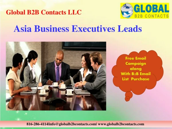 Asia Business Executives Leads
