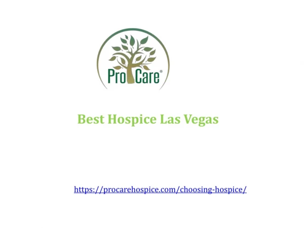 Best Hospice Las Vegas in Nevada
