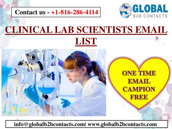 CLINICAL LAB SCIENTISTS EMAIL LIST