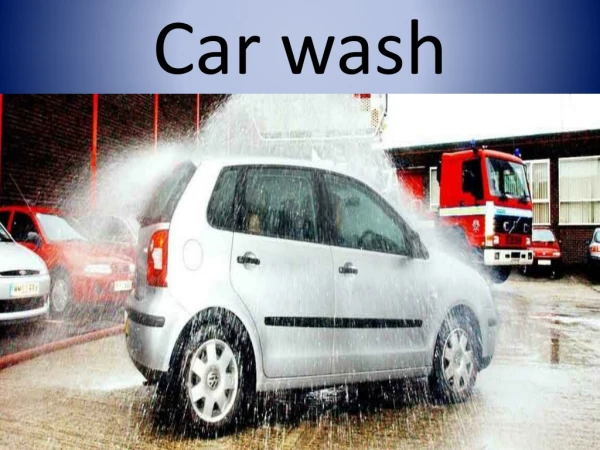 Car wash services