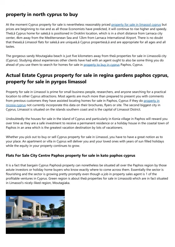 buy property in cyprus - Luxury 3 Bedroom