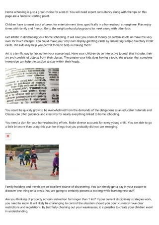 Straightforward Suggestions To Support Instruct Your Young Ones Through Homeschooling - slide 1
