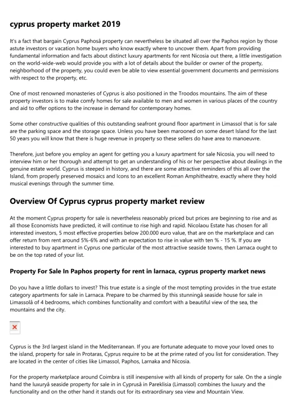 Find beautiful cyprus property limassol