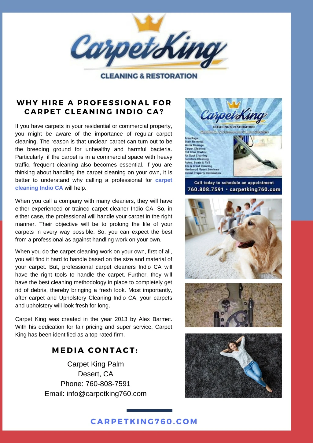 why hire a professional for carpet cleaning indio