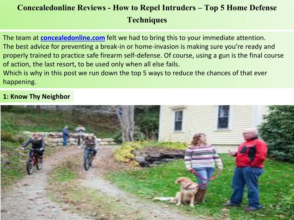 c oncealedonline reviews how to repel intruders top 5 home defense techniques