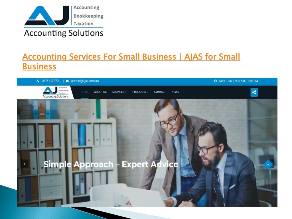 accounting services for small business ajas