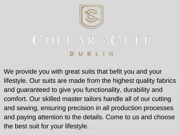 Mens Wedding Suits Dublin