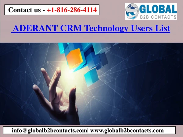 aderant crm technology users list