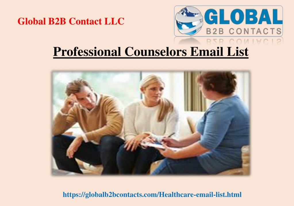 professional counselors email list