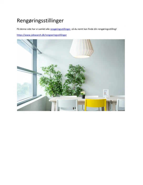 reng ringsstillinger