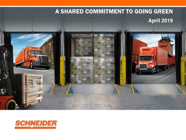 Schneider's Commitment to Going Green