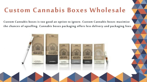 Custom Cannabis Boxes Wholesale