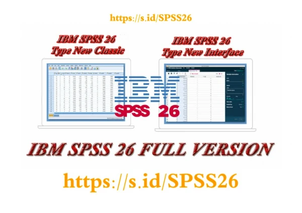 IBM SPSS 26 Full Version