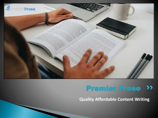 Professional Business Writing Services - PremierProse
