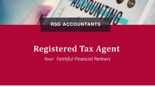 RSG Accountants Provide Accounting and Bookkeeping services in Melbourne.