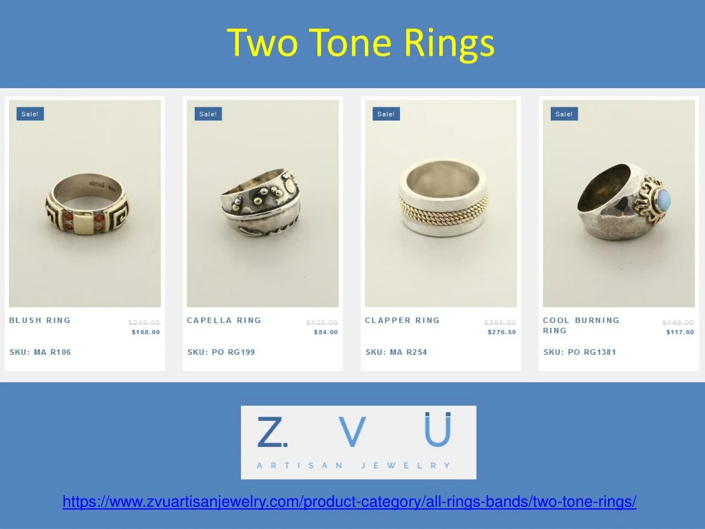 two tone rings