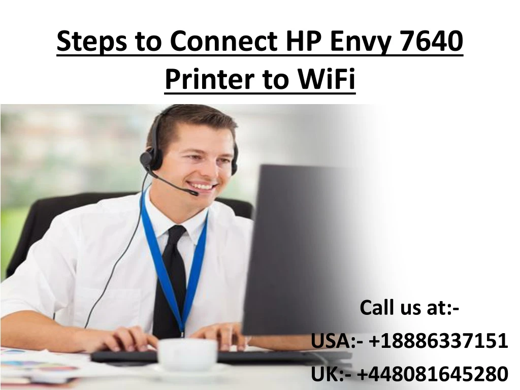 steps to connect hp envy 7640 printer to wifi