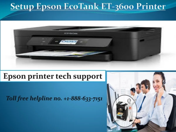 Setup Epson EcoTank ET-3600 Printer
