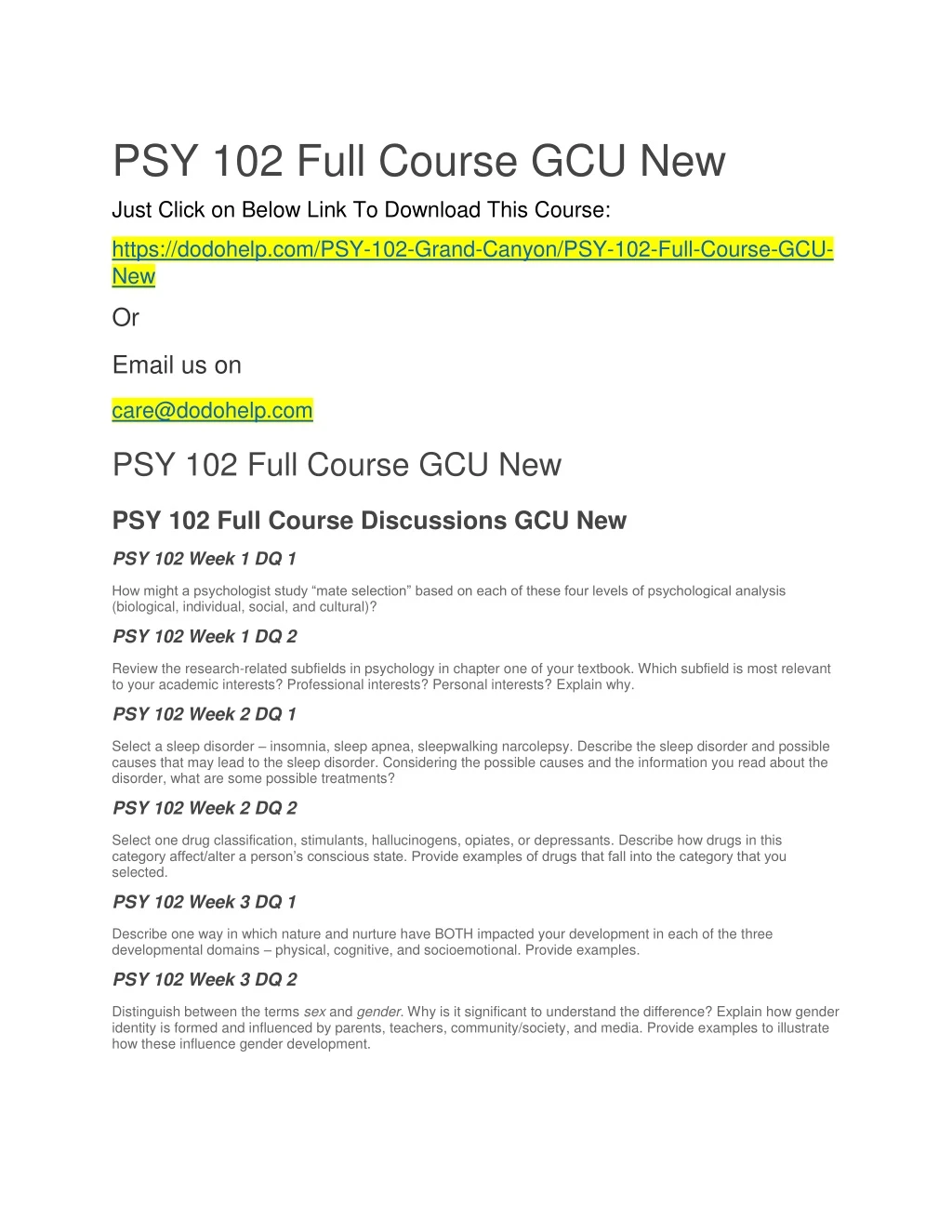 psy 102 full course gcu new just click on below