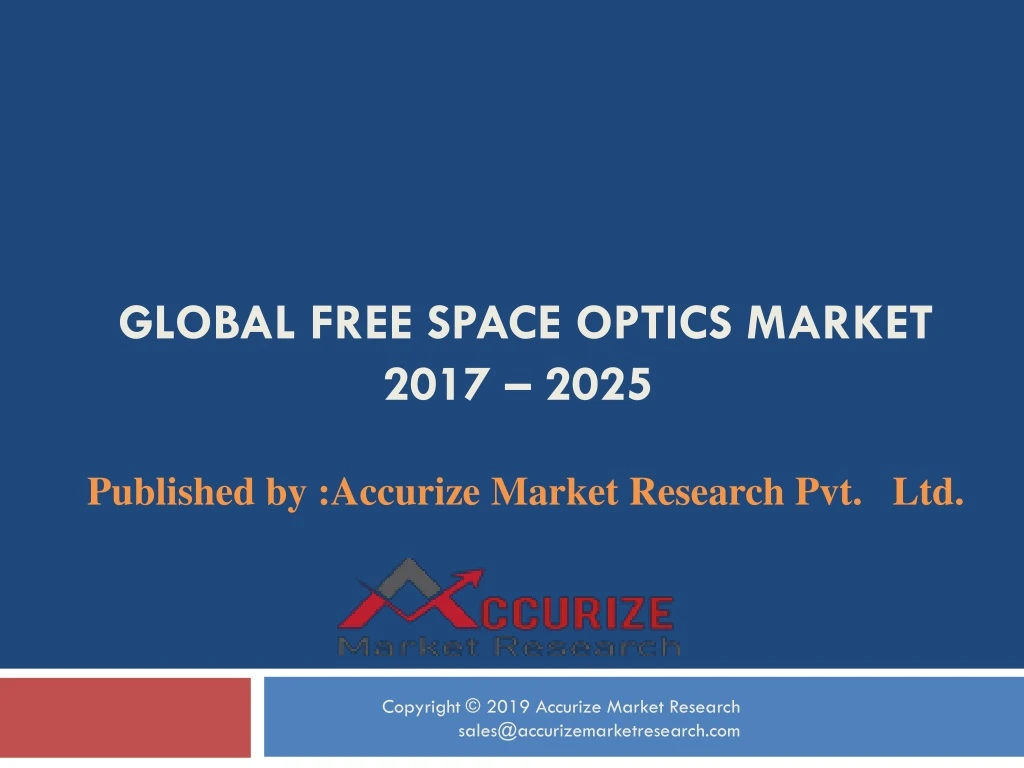 global free space optics market 2017 2025