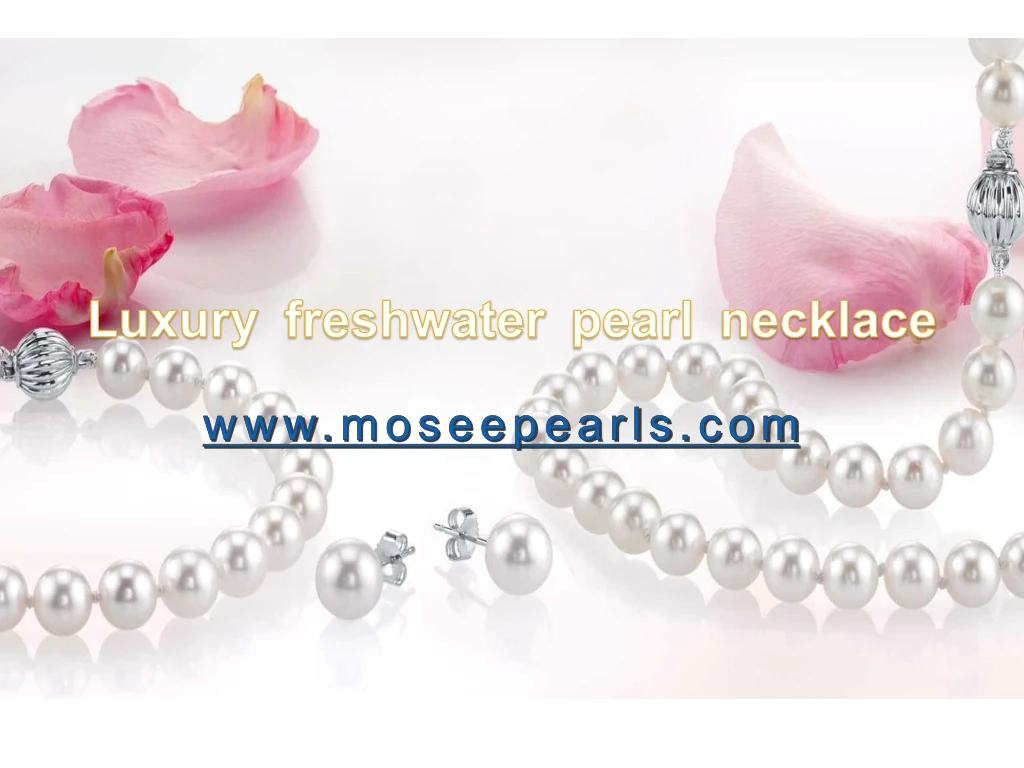 luxury freshwater pearl necklace