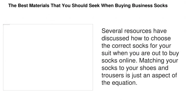Buy Socks Online