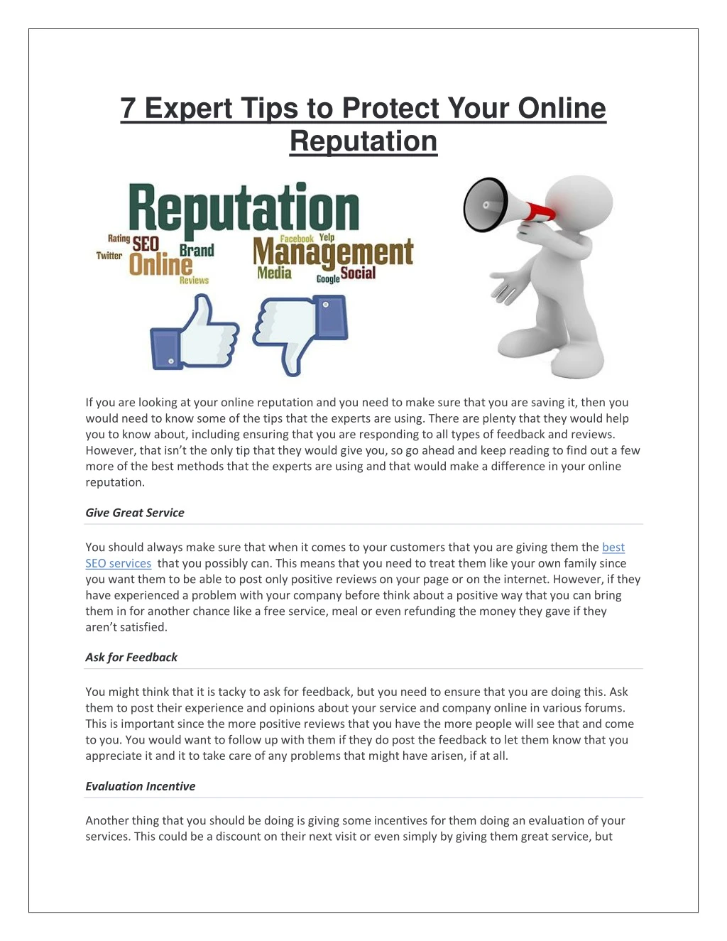 7 expert tips to protect your online reputation