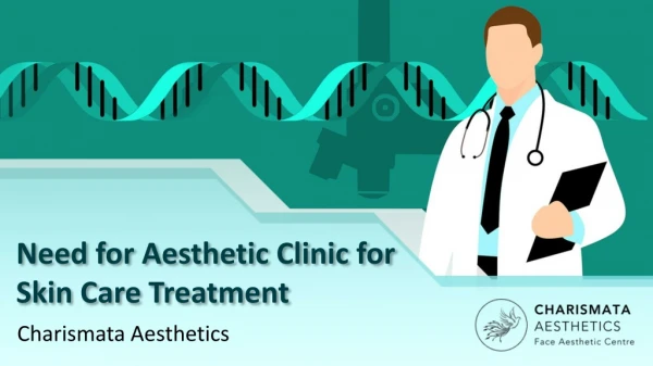 Need for aesthetic clinic for skin care treatment