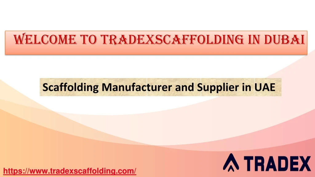 welcome to tradexscaffolding in dubai