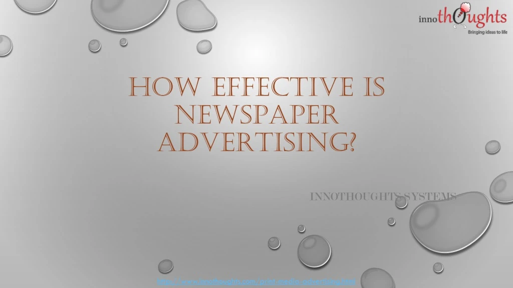 how effective is newspaper advertising