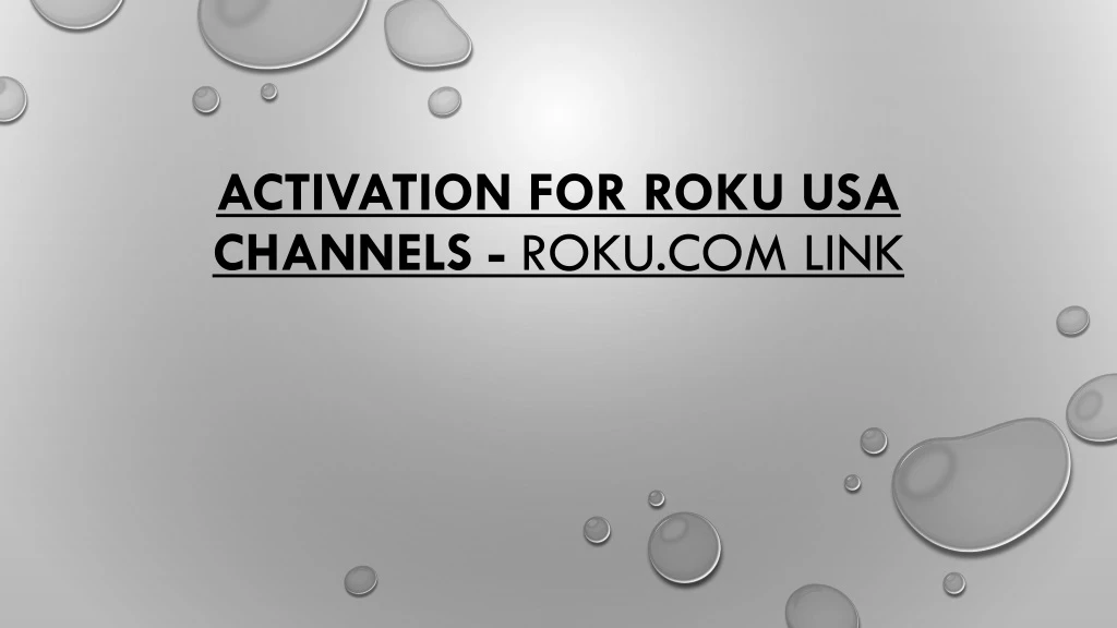 activation for roku usa channels roku com link