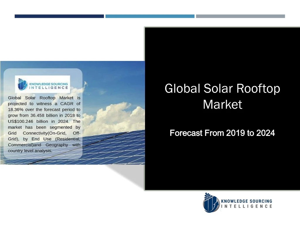 global solar rooftop market forecast from 2019