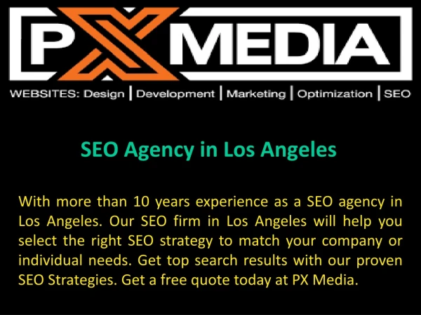 SEO Agency in Los Angeles