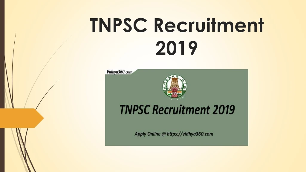 tnpsc recruitment 2019