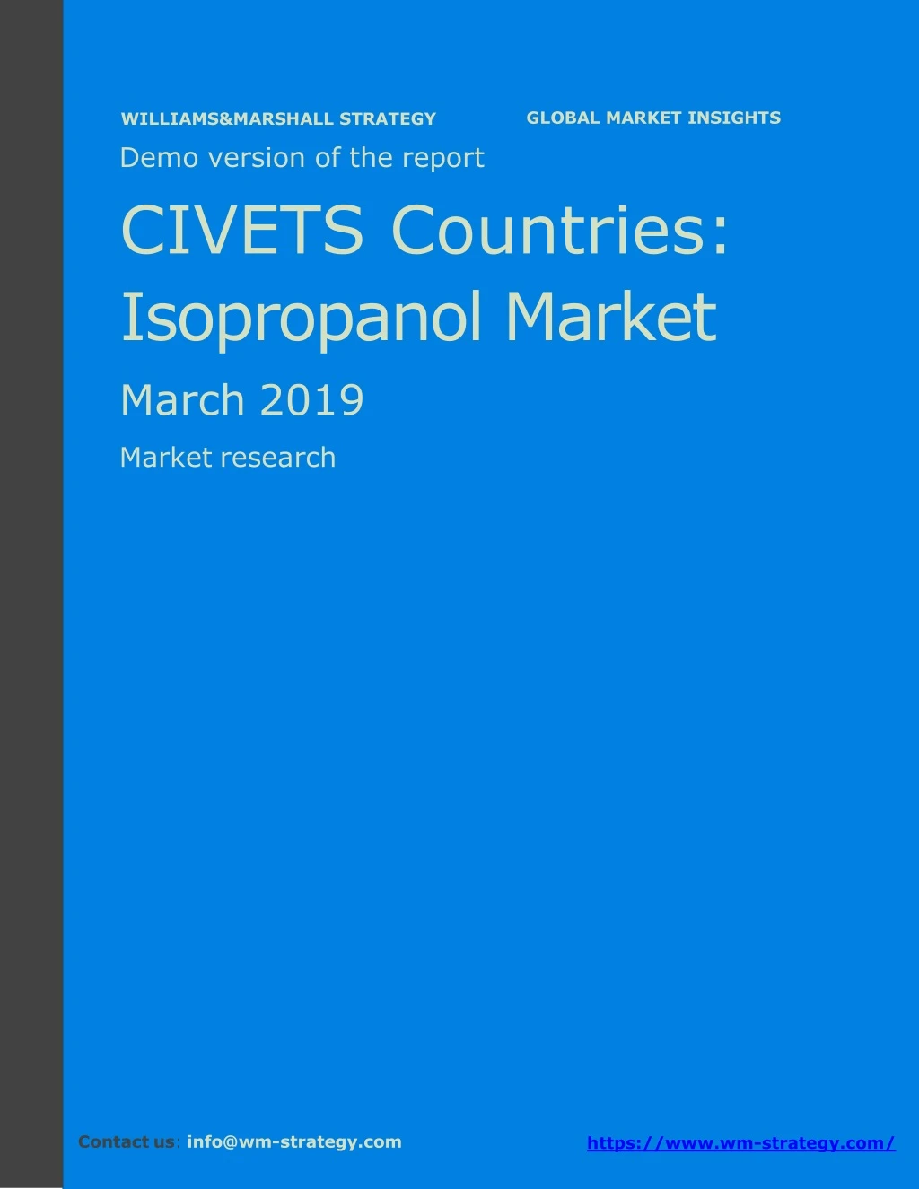 demo version civets sulphate market williams