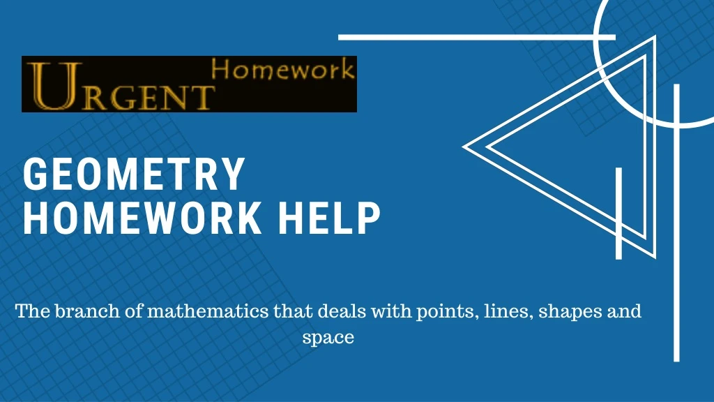geometry homework help