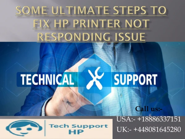 Some Ultimate steps to Fix HP Printer Not Responding Issue